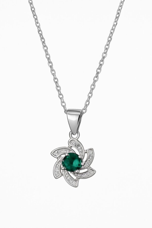 Emerald Bloom Pendant
